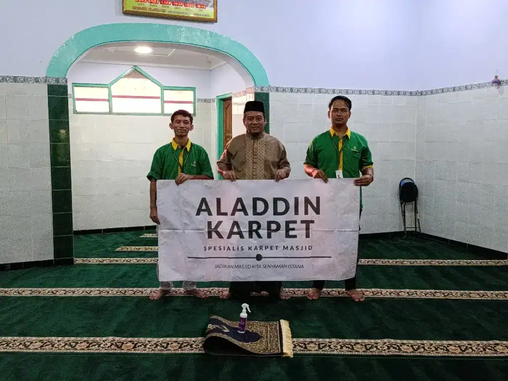 Tersedia Karpet sajadah Masjid import pembelian menyesuaikan kebutuhan