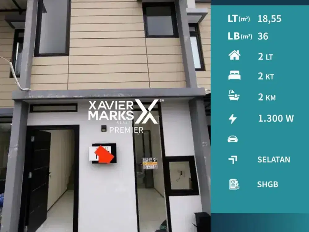 Rumah Baru 2 Lt Konsep Landed Apartemen di MHouse Araya Malang