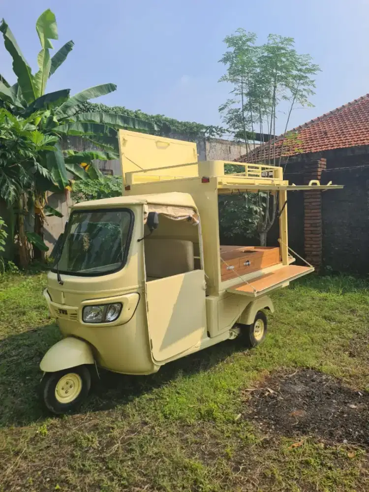 TVS Bajaj Custom untuk Food Truck Kuliner Coffee Shop by PAPIP ID
