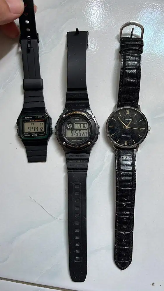 Jam tangan casio ada minus murah meriah nego