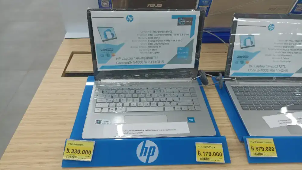 Laptop HP 14 8/512GB (Intel Celeron)