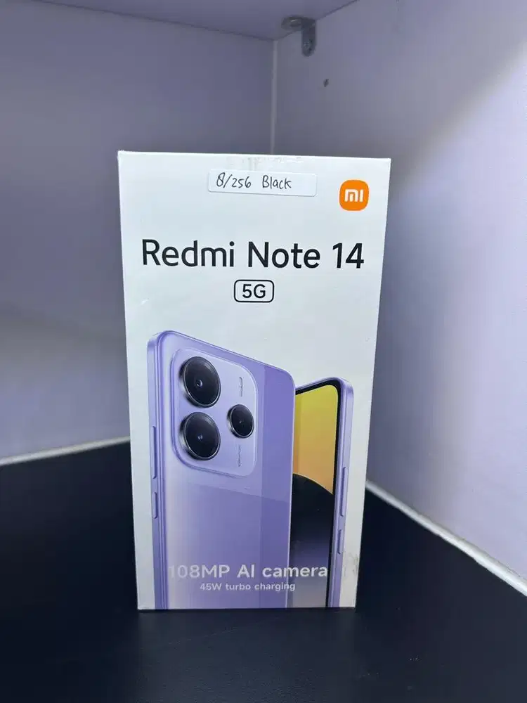REDMI NOTE 14 5G RAM 8/256GB BARU GARANSI RESMI NASIONAL 15 BULAN
