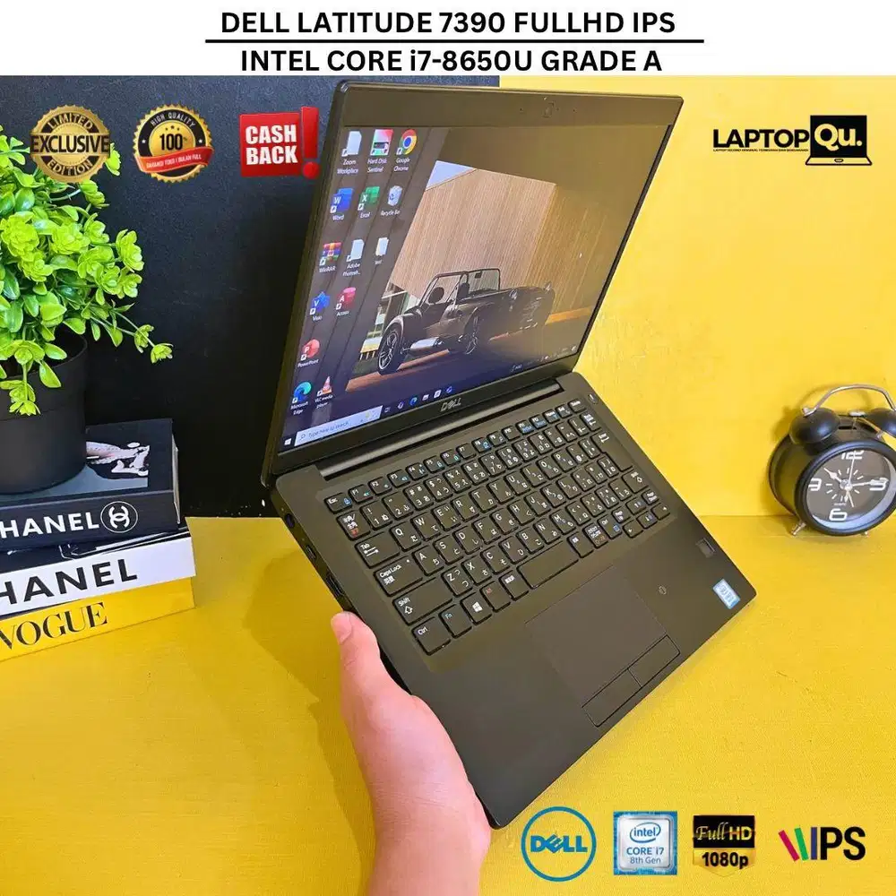 DELL LATITUDE 7390 i7-8650U RAM 16GB/SSD 256GB/FHD IPS/GRADE A