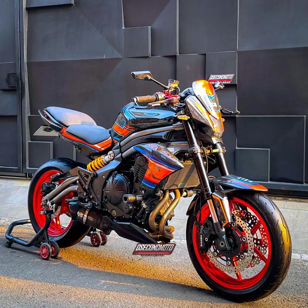 MOGE ER6N ‼️ER6 N FULL MODIF 50JT BS TT TRAIL SUPERMOTO