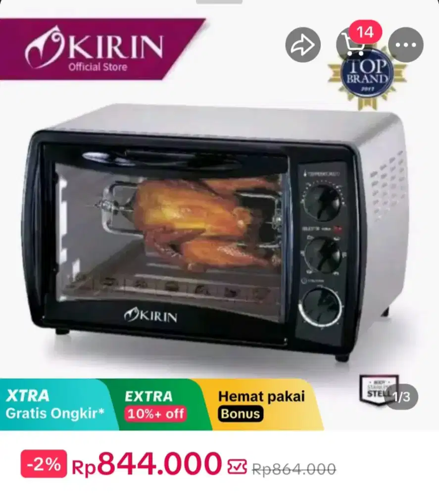 JUAL CEPAT & MURAH OVEN KIRIN