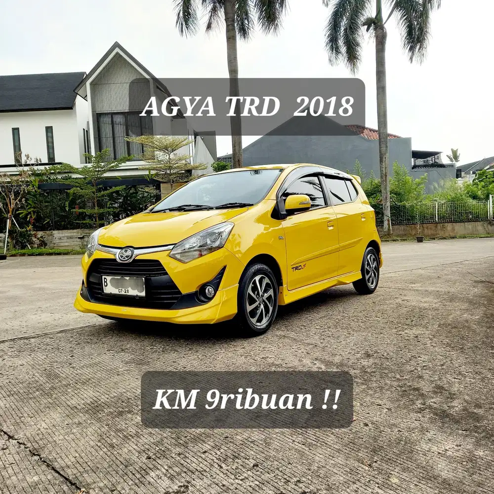 KM 9ribuan! Agya TRD 2018 AT
