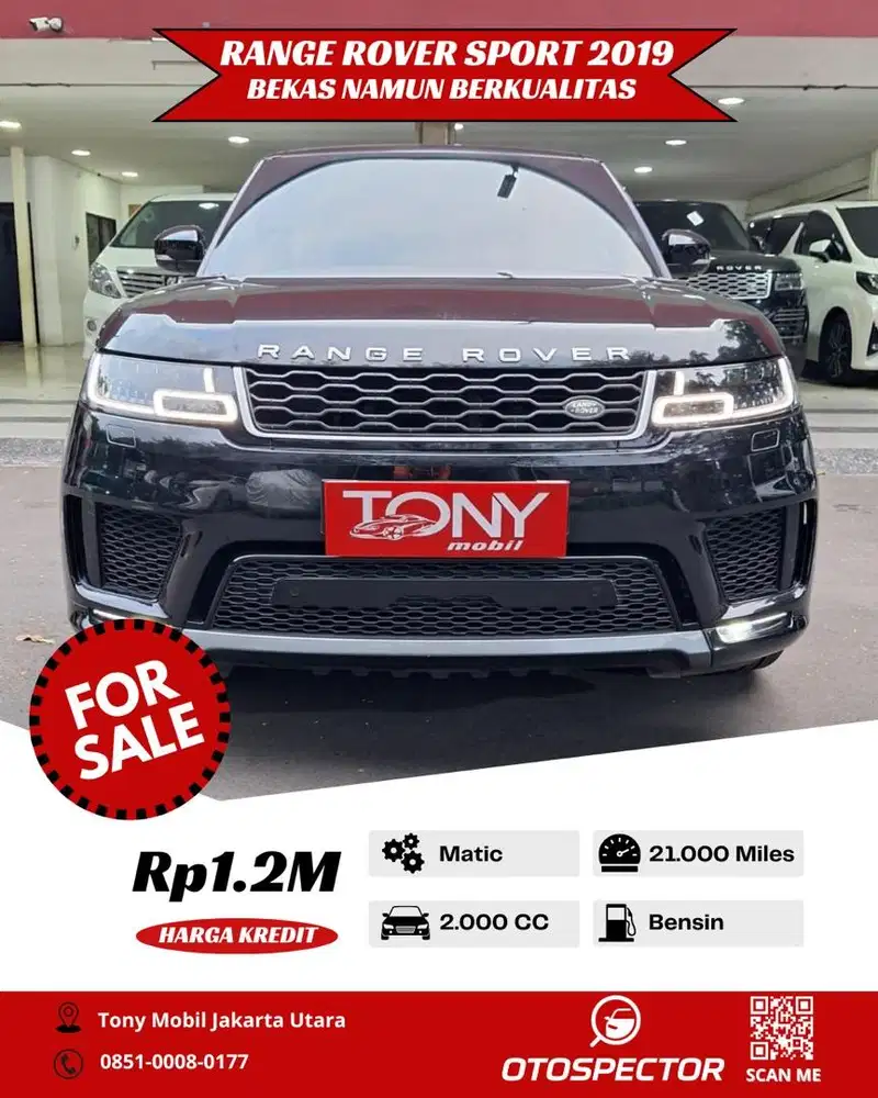 Range Rover Sport HSE 2.0 AT 2019 Hitam