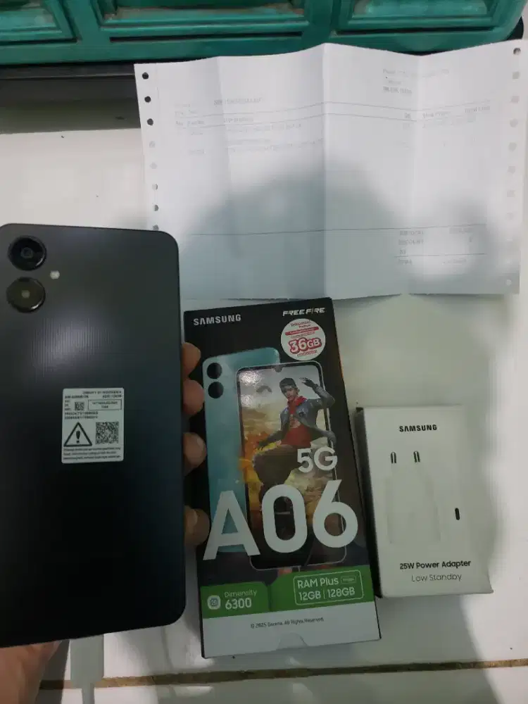 Jual samsung galaxy a06 5g masih baru banget
