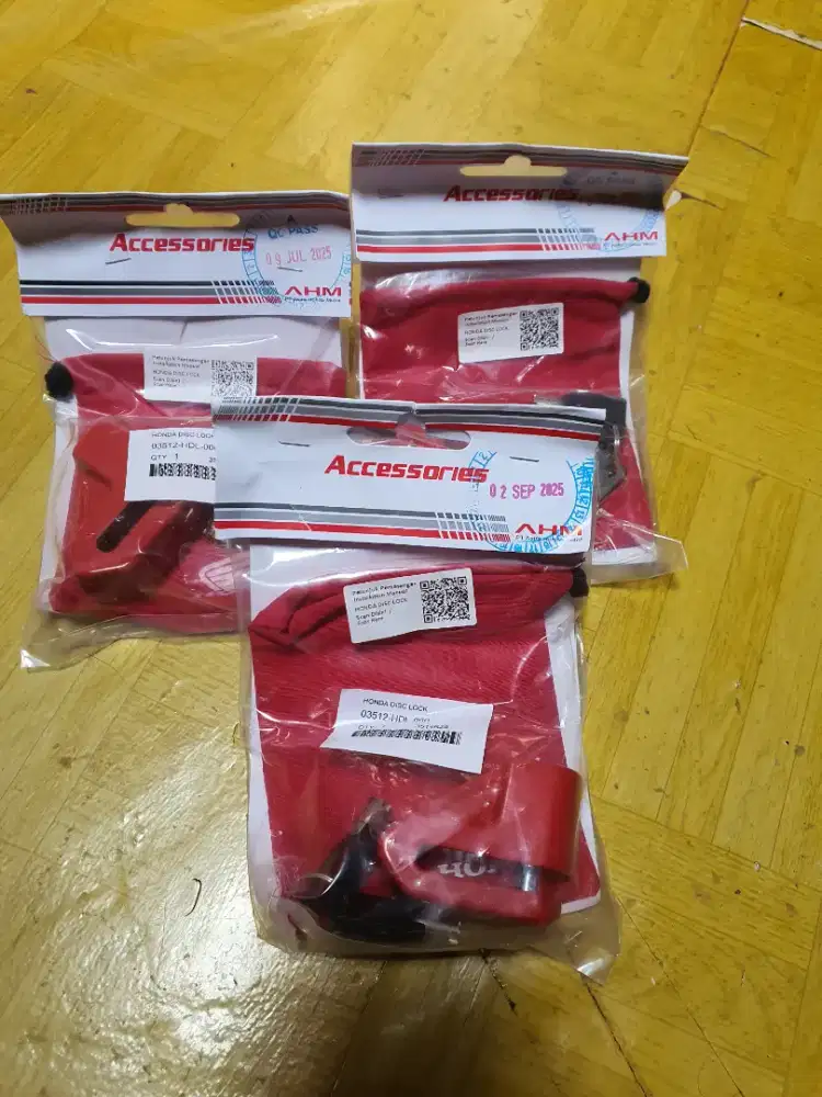 Disclock Brake Kunci Cakram Motor ORI AHM HONDA