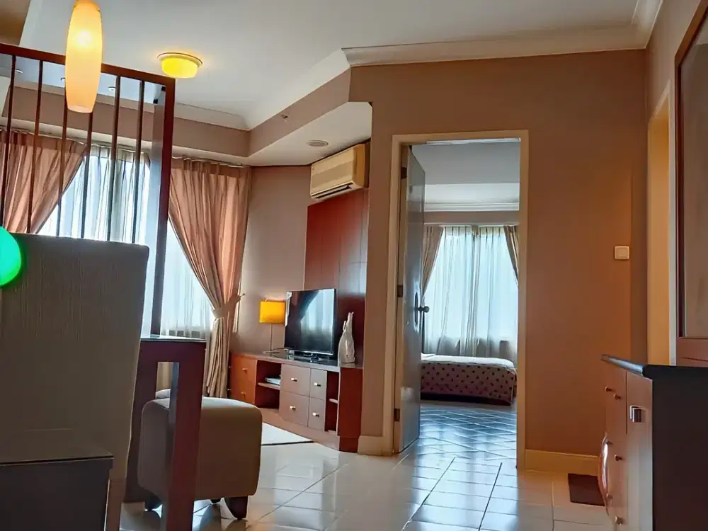 Unit Mewah Batavia Apartment – 1BR Furnished, View Sudirman, Jakarta Pusat