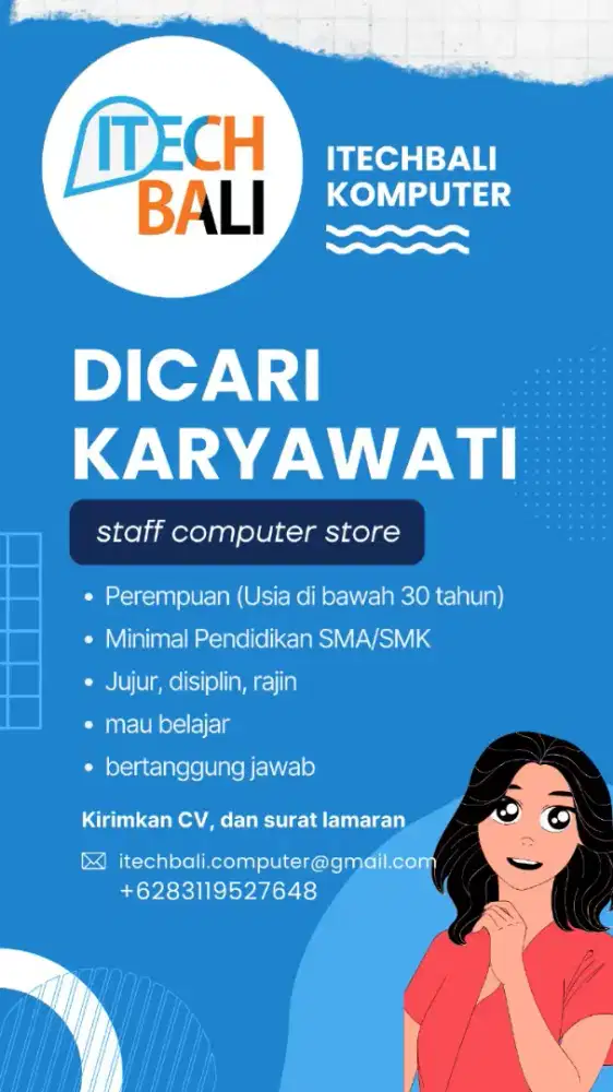 Lowongan Kerja Staf Toko Komputer