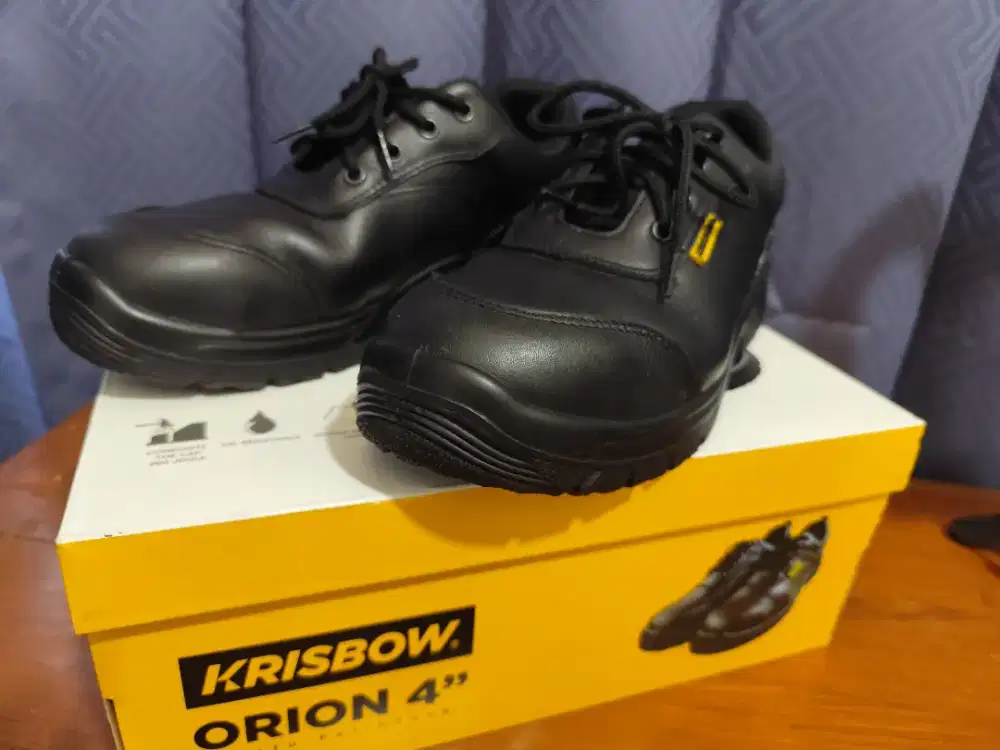 Sepatu Safety merk Krisbow ORI 100%