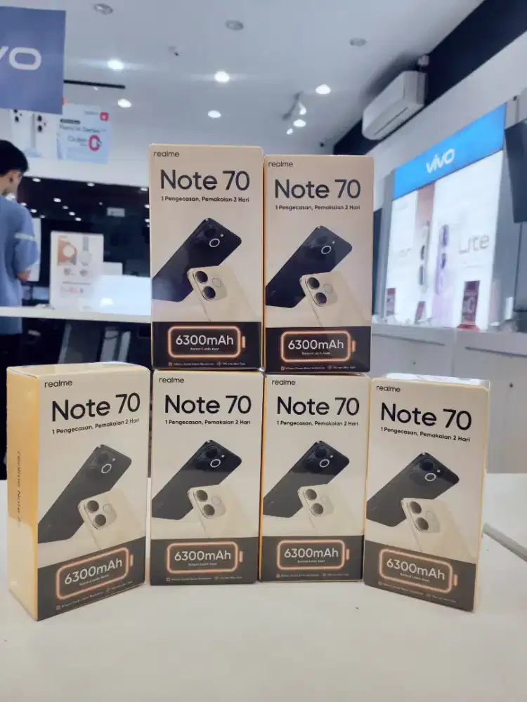 Realme Note 70 Baterai 6300mah, layar 90hz, cuma 1 juataan