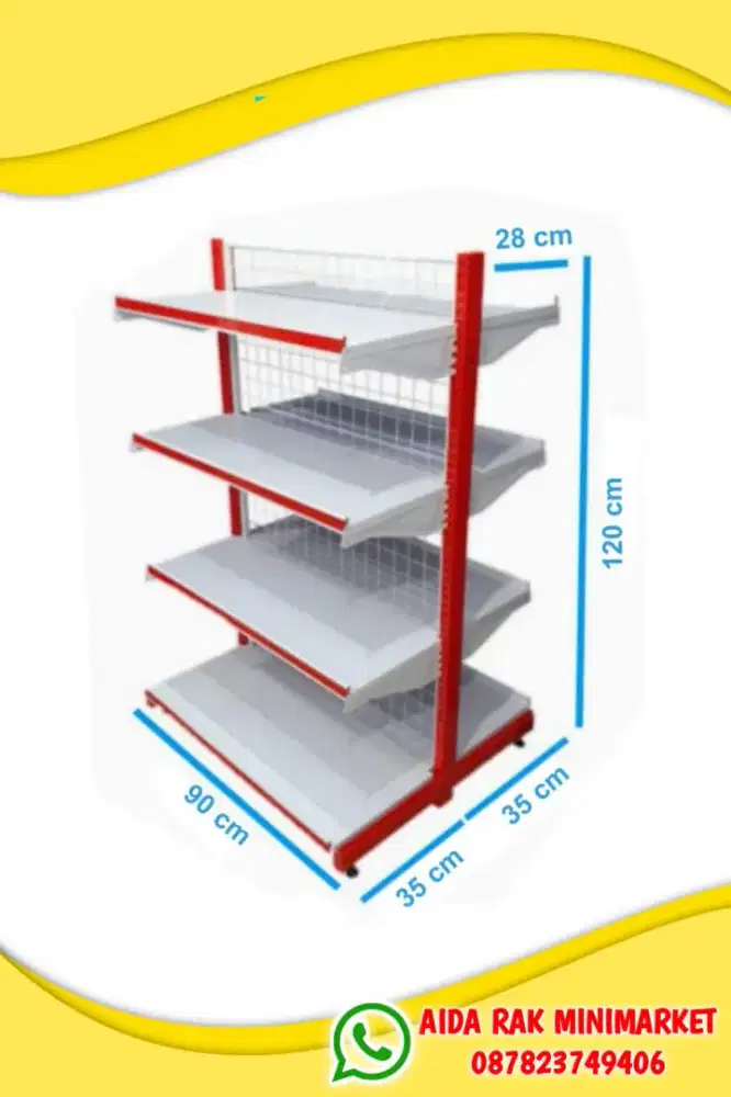 RAK GONDOLA MINIMARKET DOUBLE T120