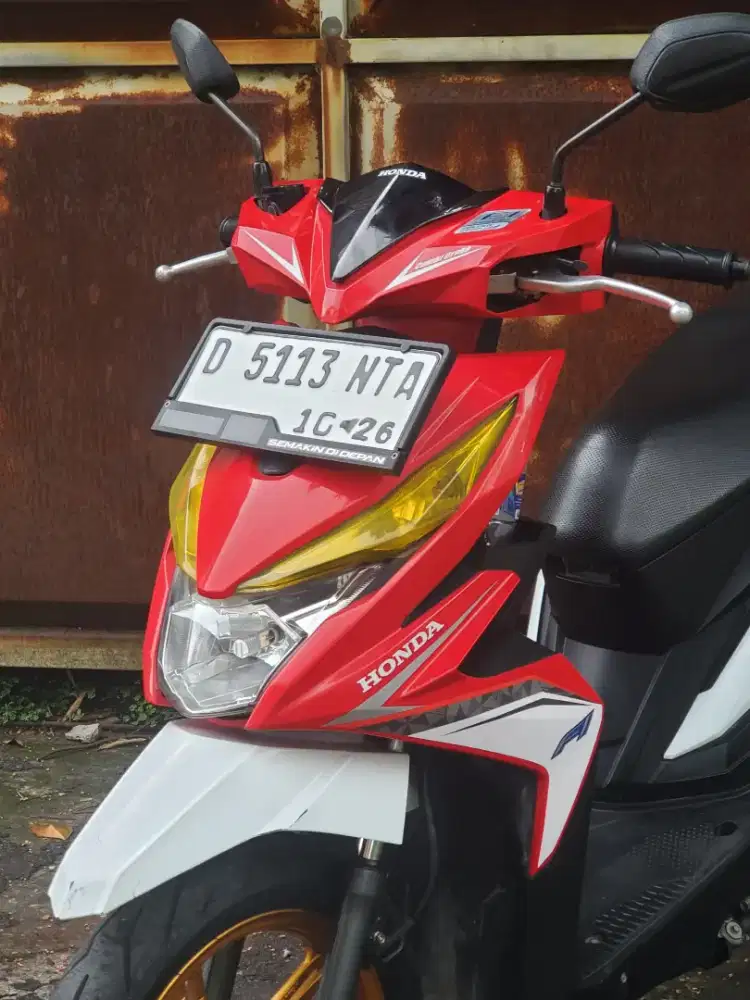 Honda beat fi 2016 cbs iss km 16rb