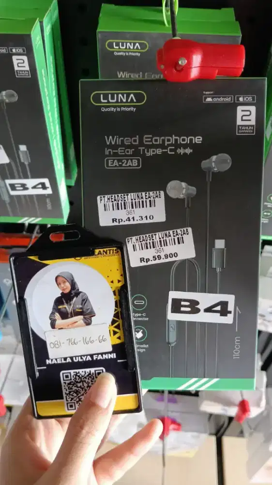 HEADSET LUNA EA-2AB| ATLANTIS DAHSYAT