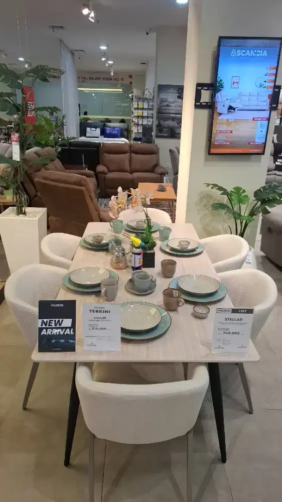 Termurah Paket Meja Makan Sintered Stone