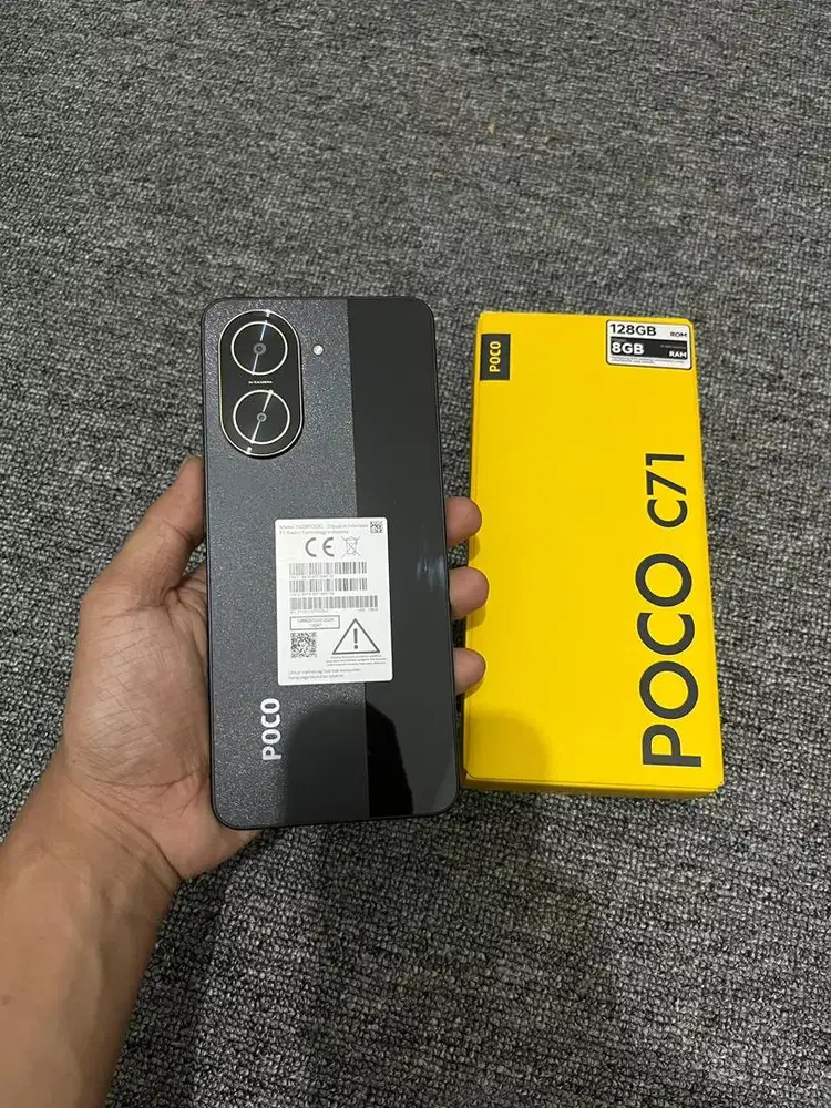 Poco c71 ram 4/128gb fullset