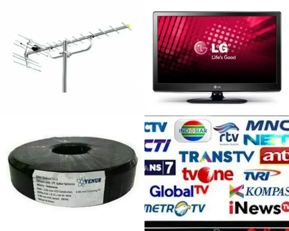 Menerima Pasang Antena TV Siaran Digital