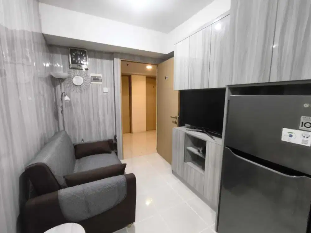 SEWA APARTEMEN EDUCITY 2BR CORNER FULL FURNISH TOWER STANFORD LANTAI 6