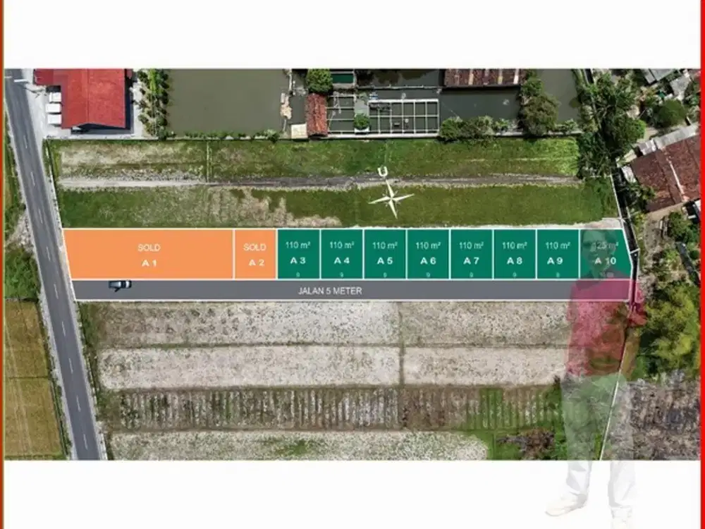 Tanah Godean tepi jalan Sidokarto dijual Murah