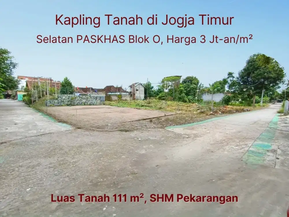 Tanah dekat JEC siap bangun rumah rumah cocok Investasi
