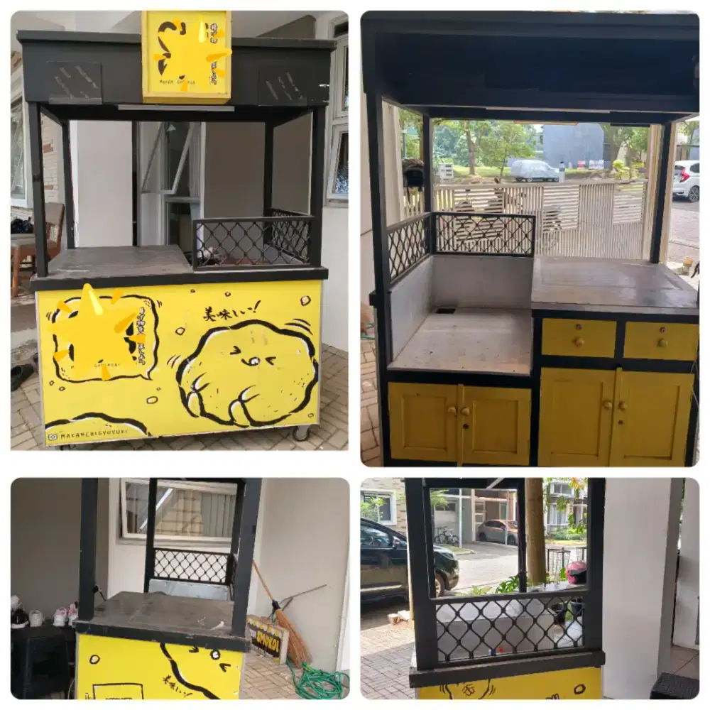 Booth kekinian desain menarik