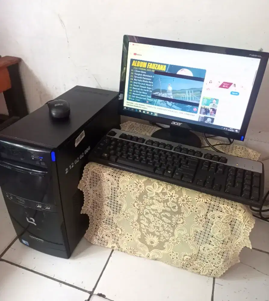Komputer buildup core i5 second normal (RAM4 HDD320) LED16 WIN10 WiFi
