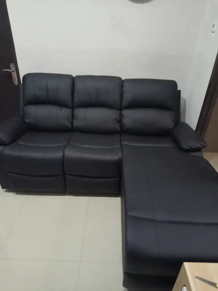 Sofa L Recliner murah