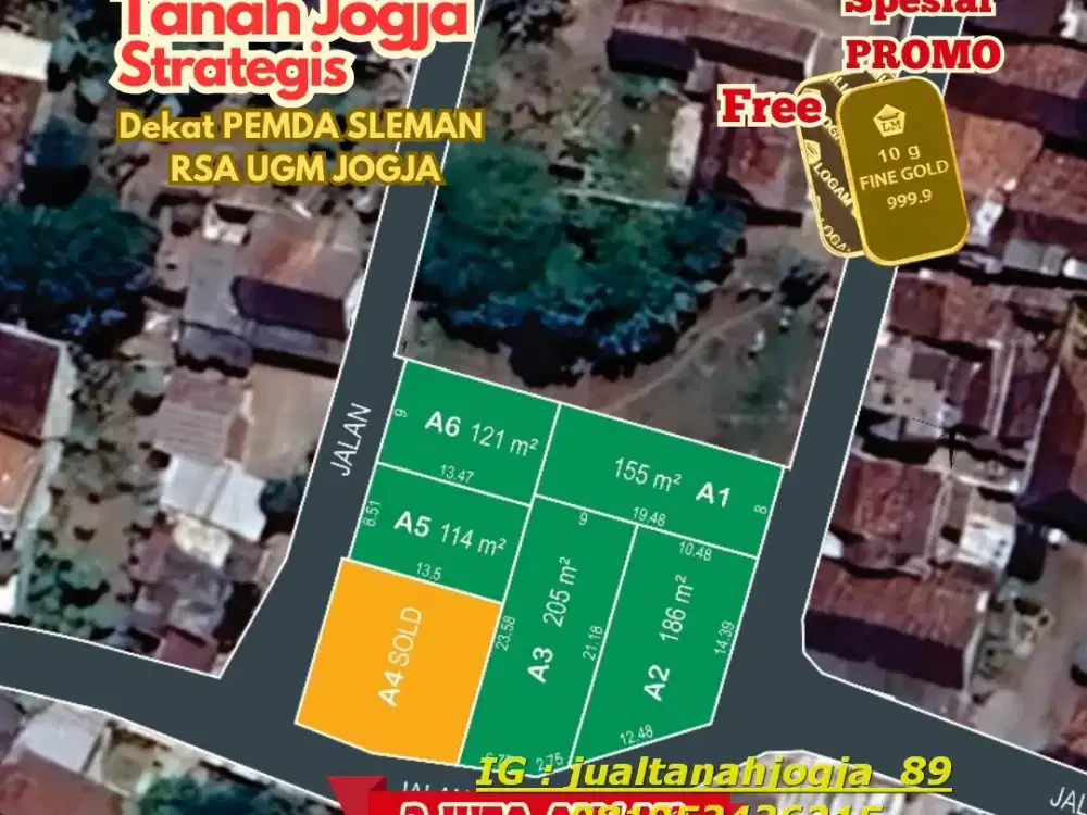 Dekat RSA UGM tanah Tlogoadi siap bangun rumah baru