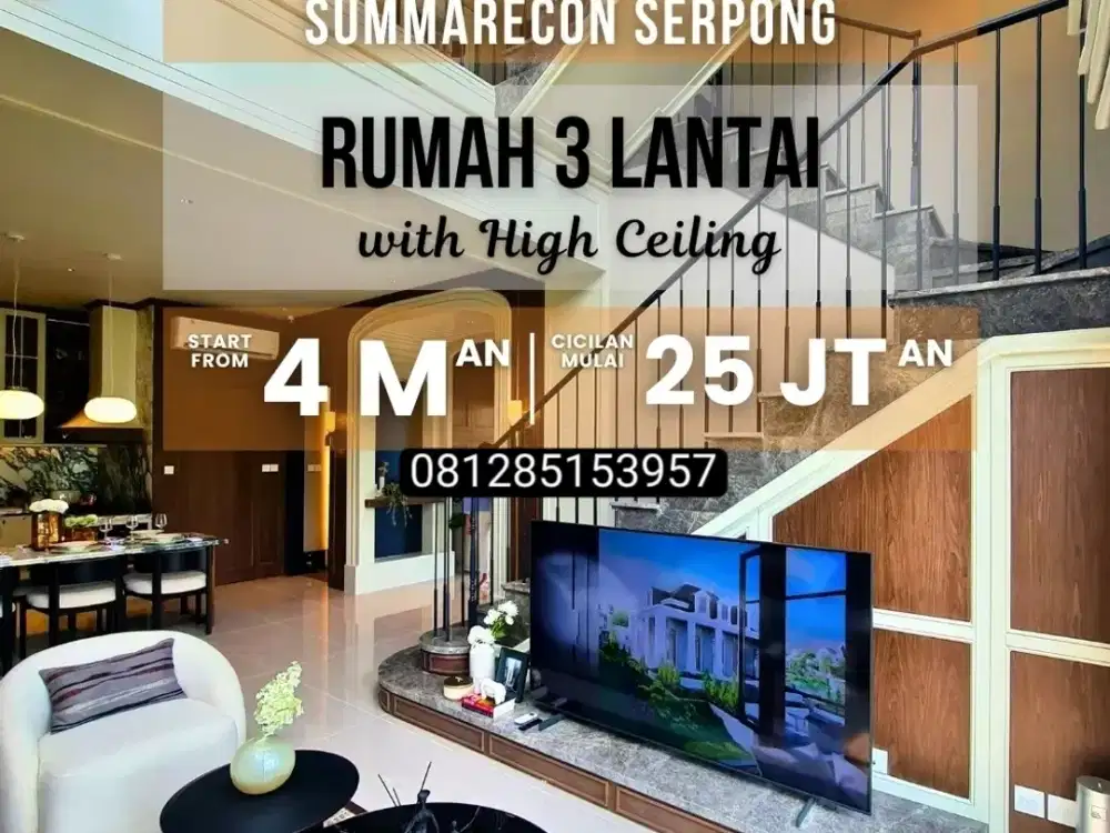HUNIAN MEWAH BERGAYA PERANCIS DI BELLEFONT EAST SUMMARECON SERPONG