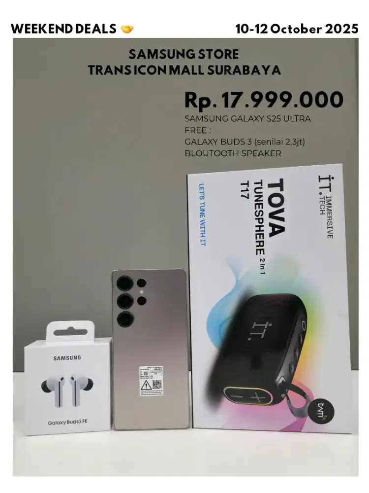Samsung Galaxy S25 Ultra 5G 12/256GB FREE BUDS 3
