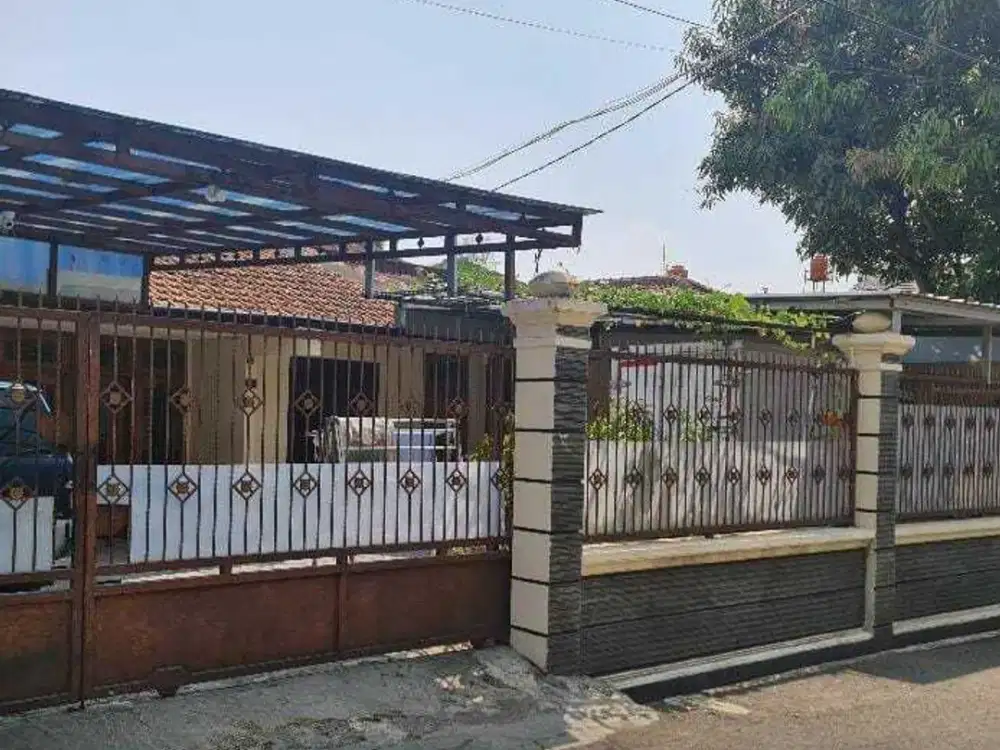 Rumah MURAH LELANG 1 lantai strategis Jalan Ratnasari area Inhoftank