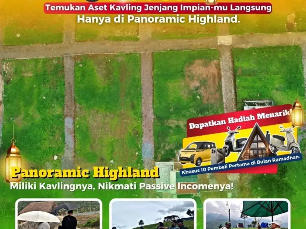 1,4 jt/ MTR kavling siap bangun villa di puncak bogor
