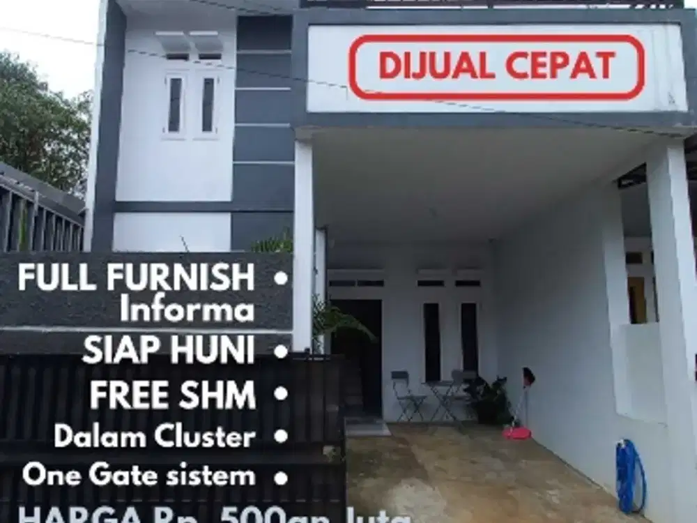 Rumah murah 2 lt Jatisari dkt tol jatiasih