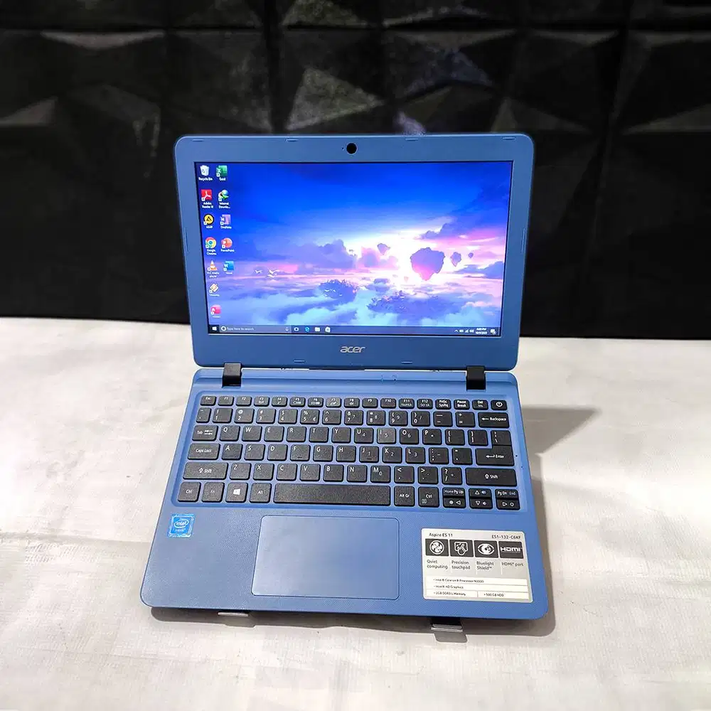 Ready Acer ES1-132 Intel Celeron Ram 4GB HDD 500GB Normal Mulus