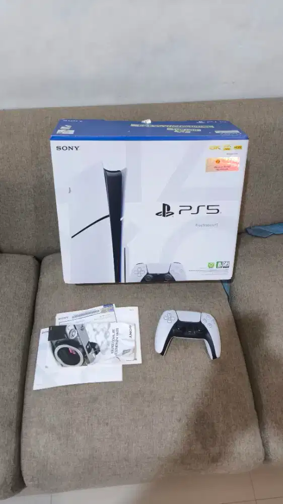 Sony Playstation 5 ps5 slim disc indo garansi game banyak