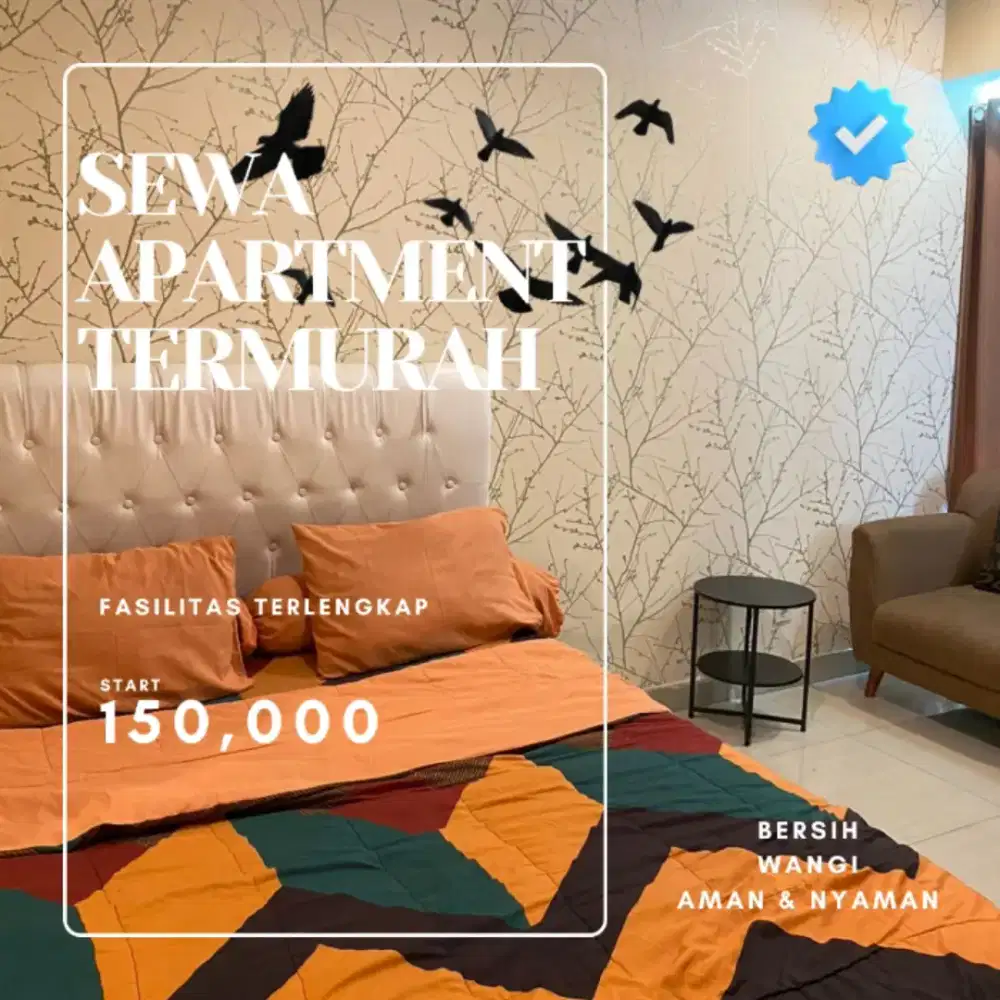 SEWA APARTEMEN TANGERANG BSD TREEPARK SERPONG HARIAN/TRANSIT TERMURAH