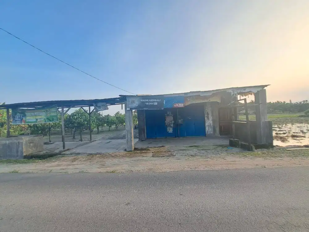 Di Jual Cepat Sebidang Tanah di Atasnya Terdapat satu Unit Bangunan.