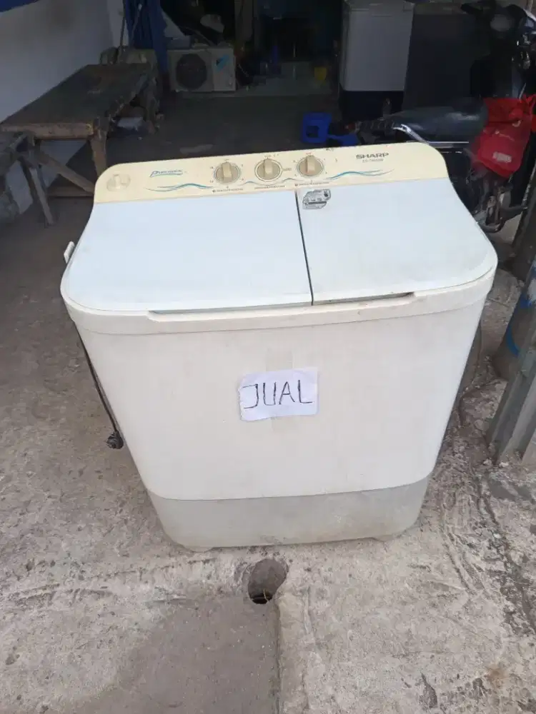 Mesin cuci 2 tabung 9kg Sharp
