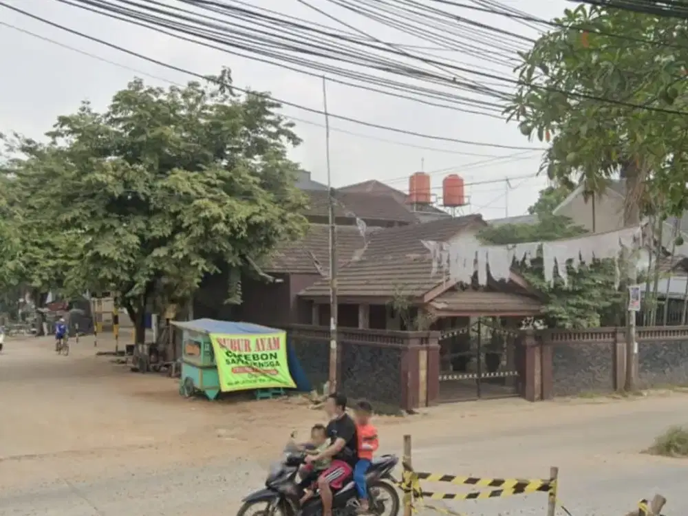 Tanah 2000m Hanya 11Jt/m Strategis di Pinggir Jalan Ramai Bojong Nangka