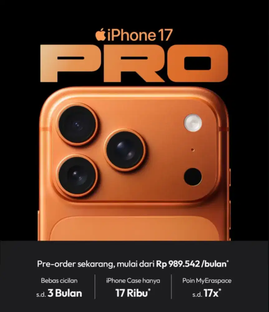 PO iphone 17 garansi resmi