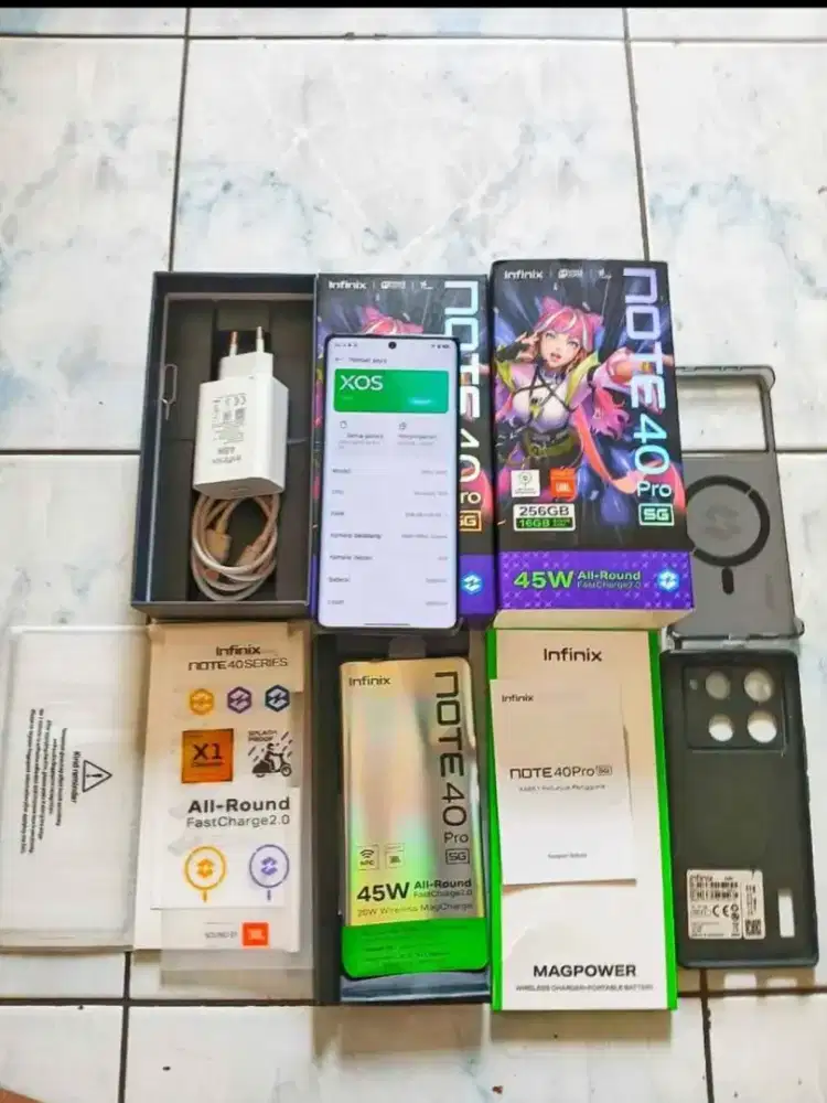 Infinix note 40 pro 5G 8/256 fullset