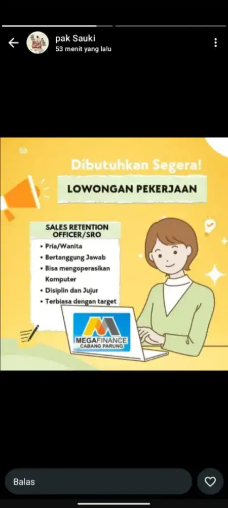 Loker sales retention officer/