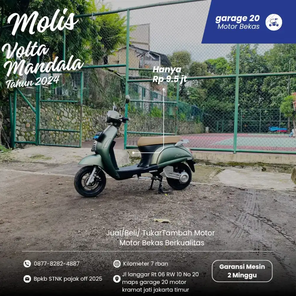Motor listrik volta Mandala Tahun 2024