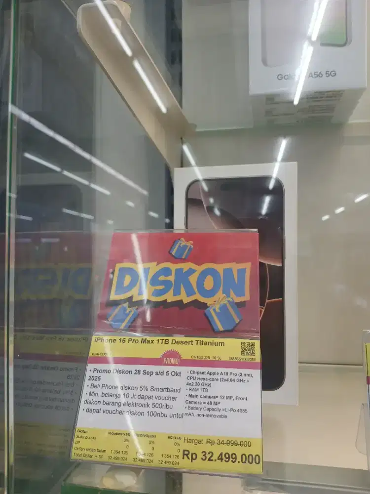 Iphone 16 pro max ram 1tb cicilan tanpa dp