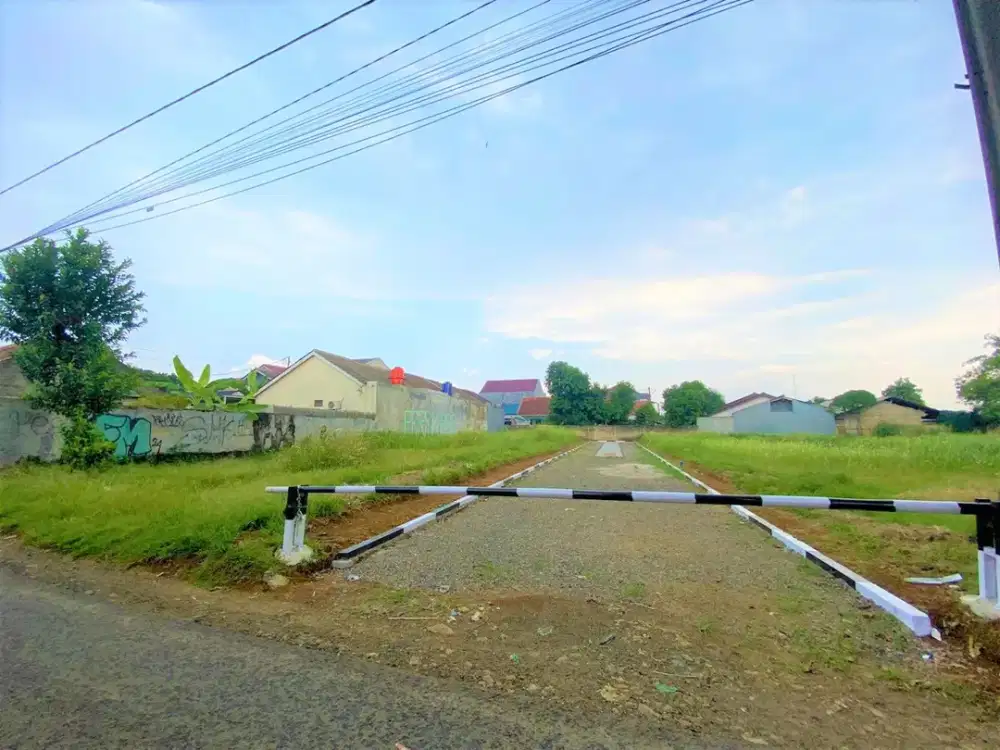 Akses 10 Menit Stasiun Cilebut, Kavling Siap Balik Nama