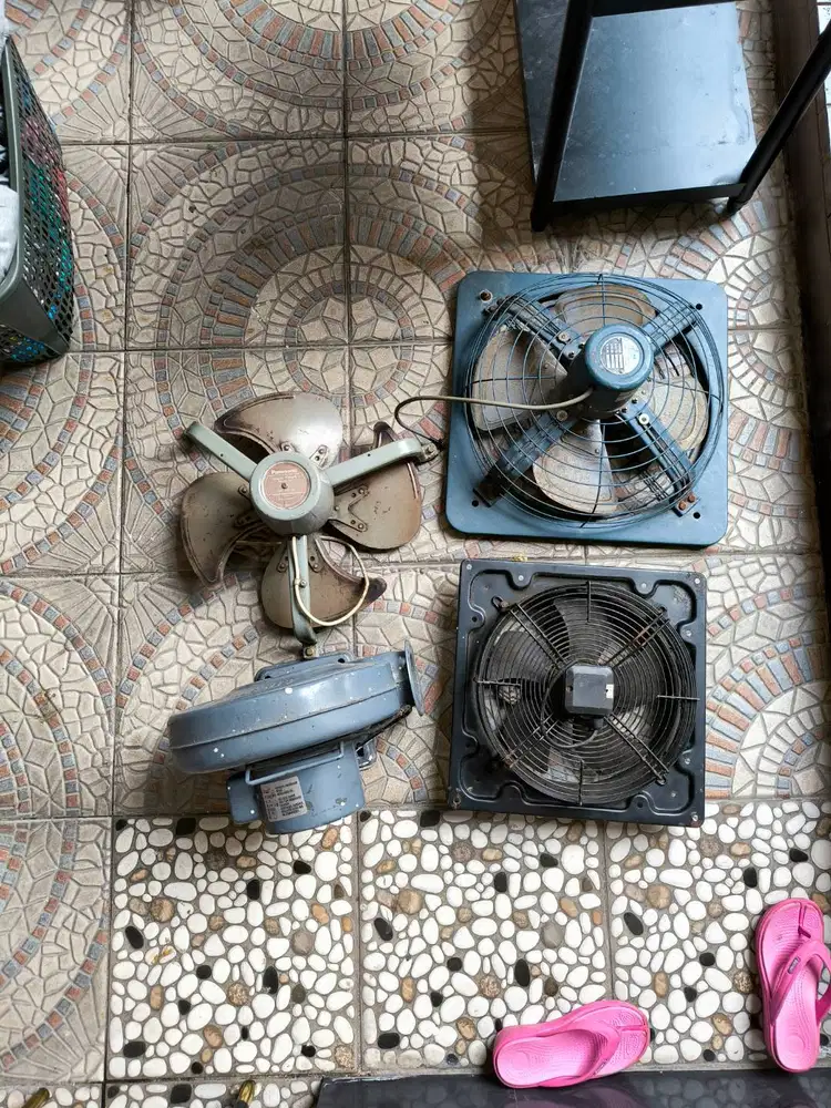 Jual Murah Kipas Exhaust Fan dan Blower Keong 4 set langsung borong.