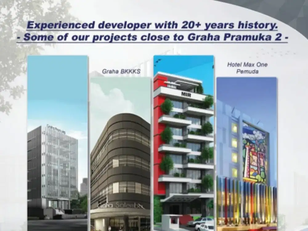 Dijual Gedung Graha Pramuka, Jakarta Timur