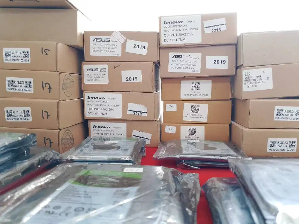 CHARGER LAPTOP ORI, BERBAGAI MERK